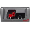 Peterbilt Short Day Cab Red 1/87 (HO) Scale Plastic Model Car by Promotex - 3 of 4