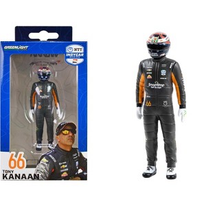 "NTT IndyCar Series" #66 Tony Kanaan Driver Figure "SmartStop Self Storage - Arrow McLaren"  for 1/18 Scale Models by Greenlight - 1 of 3