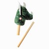 Ponyland: Green Dinosaur Music Stick  W/ Colorful Soft Plush Animal Head - image 2 of 4