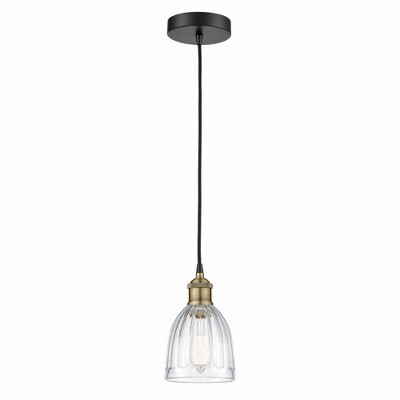 Brookfield - 1 Light Cord Hung Mini Pendant In Industrial Style-9.75 Inches Tall and 5.75 Inches Wide
