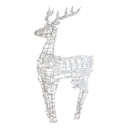 Northlight Lighted Standing Reindeer Outdoor Christmas Decoration W ...
