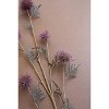 Artificial Purple Flower Spray 33"L – Tall Decorative Botanical Stem, Set of 6 by Kalalou - 2 of 3