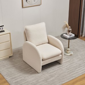 NicBex Modern Accent Chair Armchair Upholstered Living Room Chair Lounge Chair for Reading Room, Bedroom, Office - 1 of 4
