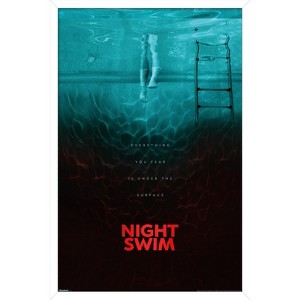 Trends International Night Swim (2024) - One Sheet Framed Wall Poster Prints - 1 of 4