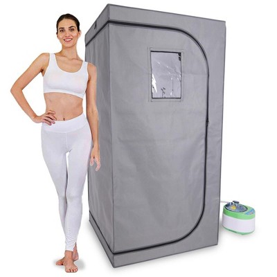 Serenelife Compact Detox Spa Steam Sauna, Portable Personal In-home ...