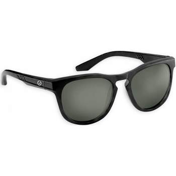 Flying Fisherman Solstice Polarized Sunglasses - Matte Black/amber : Target