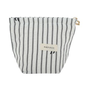 Unique Bargains Lightweight Clutch Plaid Bow Embroidery Makeup Bag 1 Pc - 1 of 4