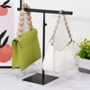 Unique Bargains Adjustable Height Stainless Steel Non-Fade T Bar Purse Holder 2 Pcs - 4 of 4