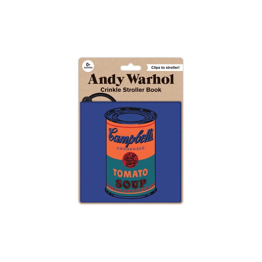 Andy Warhol Crinkle Fabric Stroller Book - by Mudpuppy (Bath Book)