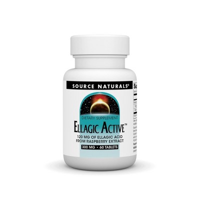 Ellagic Active 300mg by Source Naturals, Inc.  -  60 Tablet