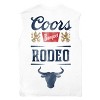 Coors Banquet Rodeo Double Sided Sleeveless Muscle Tee T-Shirt - White - 2 of 4