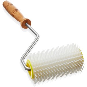 Honey Keeper Uncapping Roller with Wooden Handle - Honeycomb Uncapping Beekeeping Tool - 1 of 4