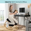 Costway Ergonomic Kneeling Chair Rocking Stool Upright Posture Office Furniture Black\Grey - 3 of 4