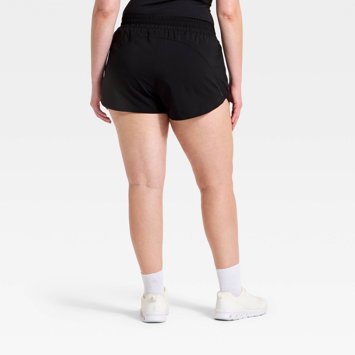 Women's Woven Mid-Rise Run Shorts 3" - All In Motion™ - thumbnail 5