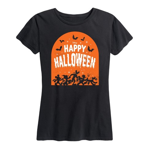 Women's - Disney - Happy Halloween Tombstone Short Sleeve Graphic T-Shirt - image 1 of 4