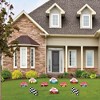 Big Dot of Happiness Let's Go Racing - Racecar - Lawn Decorations - Outdoor Race Car Birthday Party or Baby Shower Yard Decorations - 10 Piece - 2 of 4