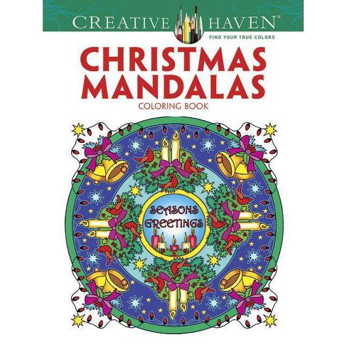 creative haven christmas mandalas coloring book  creative haven coloring  booksmarty noble