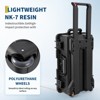 Protective Case,Heavy Duty Protective Dry Box Case with Padded Dividers and Wheels,Waterproof Travel Camera Case Dustproof and Impact Resistant - 3 of 4