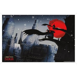 Trends International DC Merry Little Batman - Key Art Framed Wall Poster Prints - 1 of 4