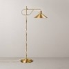 Extendable Brass Floor Lamp with Empire Shade - Hearth & Hand™ with Magnolia: Farmhouse Style, Adjustable Neck, ETL Listed - 2 of 4