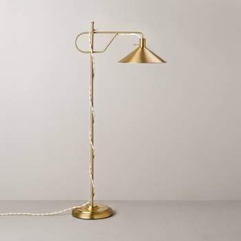 Extendable Brass Floor Lamp with Empire Shade - Hearth & Hand™ with Magnolia