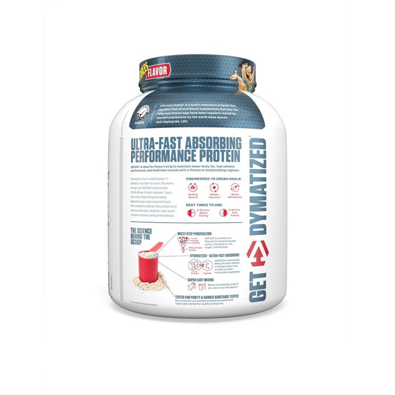 Dymatize 100% Whey Isolate Protein Powder - Fruity Pebbles, 2 of 4