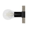 Hunter Fans 2.75" Donelson Wall Light Brushed Iron Finish - 7 Bulb Vanity Fixture for Indoor Spaces - 4 of 4