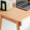 Vynxaria Beech Computer Desk - 47" Large Size Office Desk with Drawers, Modern Table for Home Office, Work, Student, Study, Makeup Workstation, - 4 of 4
