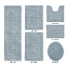 Lux Premium 100% Cotton Tufted Solid Reversible 6 PC Bath Rug Set – Ultra-Soft, Water-Absorbent, Durable, Machine Washable Bathroom Rug - 2 of 4