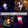 Christmas Inflatable Car Decoration with 12V Car Plug - 4 Pack Santa, Snowman, Gingerbread & Penguin LED Lights Outdoor Christmas Car Buddy Decoration - 4 of 4