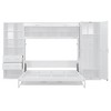 YOOCOZZ Queen Size Murphy Bed with Closet , Drawers and Shelves - 4 of 4