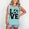 Simply Sage Market Love Soccer Garment Dyed Tank - 2 of 3