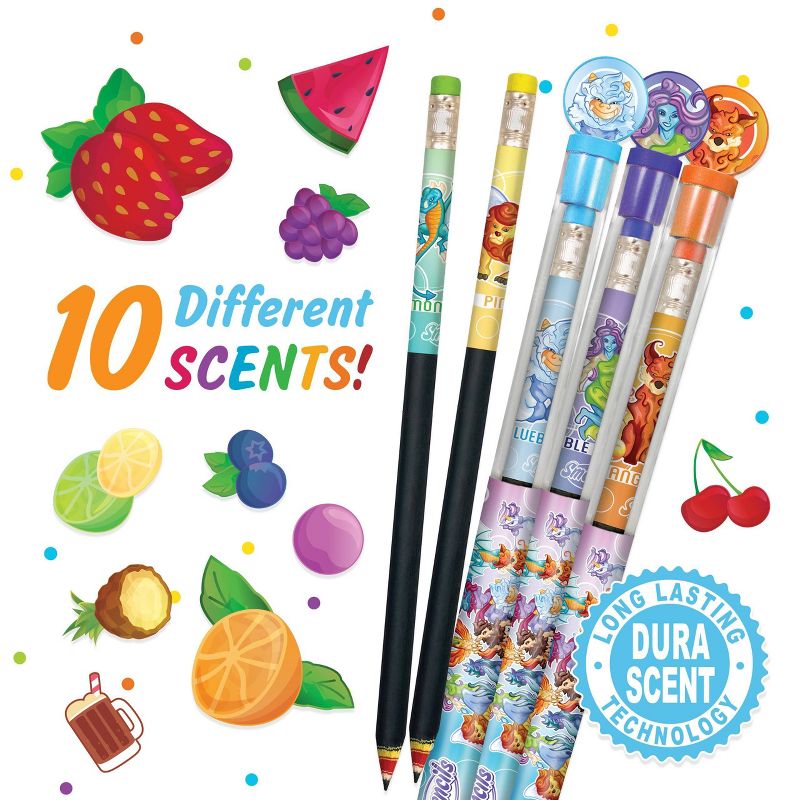 Scentco 20pk Gourmet Scented #2 Smencils w/Black Finish Mythical, 2 of 6