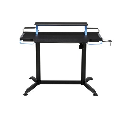 3000 Ergonomic Height Adjustable Gaming Computer Desk Blue - RESPAWN