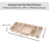 Evideco French Home Goods 7-Piece Drawer Organizer Set - 3 of 4