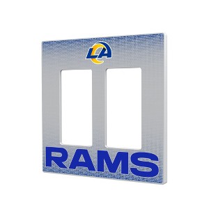 NFL NFC Teams Linen Hidden-Screw Light Switch Plate for Double Rocker - 1 of 4