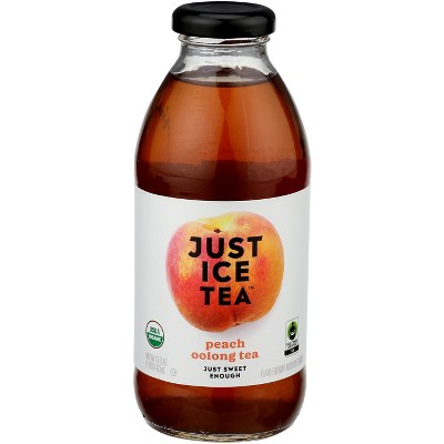 Just Ice Tea Tea Peach Oolong Organic -16 fl oz