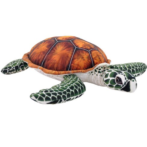 Wild Republic Living Ocean Green Sea Turtle Stuffed Animal, 20 Inches - image 1 of 1