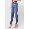 Women's High Rise Ankle Skinny Jeans - CELLO - 2 of 4