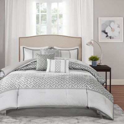 7Pcs Comforter Set, Luxury Bedding Set, Polyester Bed Comforter