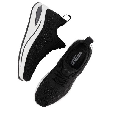 Женские кроссовки Andrea Women’s Stylish Knit Sneakers for Everyday Wear 90300 BLACK 7 — фото 4