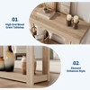 Wooden Console Table, 46-Inch Narrow Console Table for Entryway, Farmhouse Rectangular Accent Table for Hallway - 4 of 4
