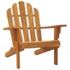 vidaXL Patio Adirondack Chair 31.1"x37.4"x36.2" Solid Wood Teak - 2 of 4