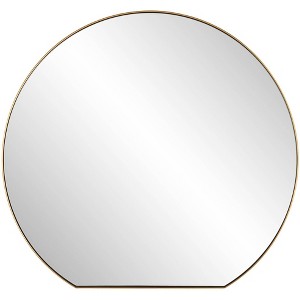 Uttermost Cabell Plated Brushed Brass 30" x 28" Wall Mirror - 1 of 1
