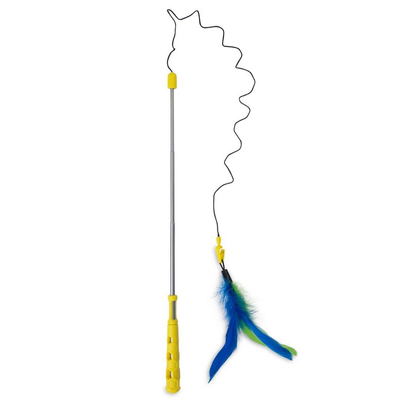 JW Pet Flutter-ee Feathers Telescopic Wand Cat Toy, 2 of 6