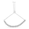 Haus of Brilliance Sterling Silver 1/4 Cttw Diamond Bolo Bracelet - 3 of 4