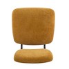 Polyester Modern Lounge Chairs Set of 2 with Wood Base and Wide Cushions - 4 of 4