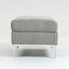 Modular Sectional Sofa Square Ottoman Module,Storage Ottoman Footrest,Gray - 2 of 4