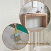 NicBex Modern Geometric L-Shaped Console Table,Entryway Table with Solid Wood Finish,Sofa Table for Living Room,Hallway,Entryway,Study - 4 of 4