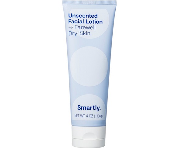 Unscented Facial Lotion - 4oz - Smartly&#8482;